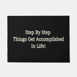 Felpudo "Paso a paso" Diseño Cuto. ¡Hazte con una en Zazzl