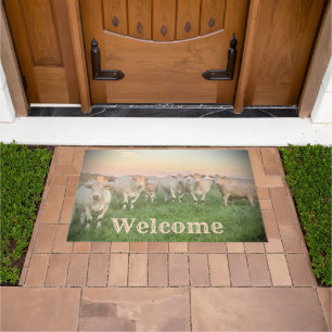 Felpudo Pastel Charolais de bonito en Pastel