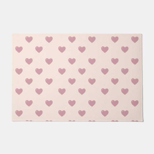 Felpudo Pastel Love Hearts (Anverso)