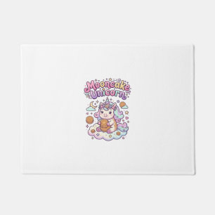 Felpudo Pastelito de Luna Unicornio Ropa Encantadora Gráfi