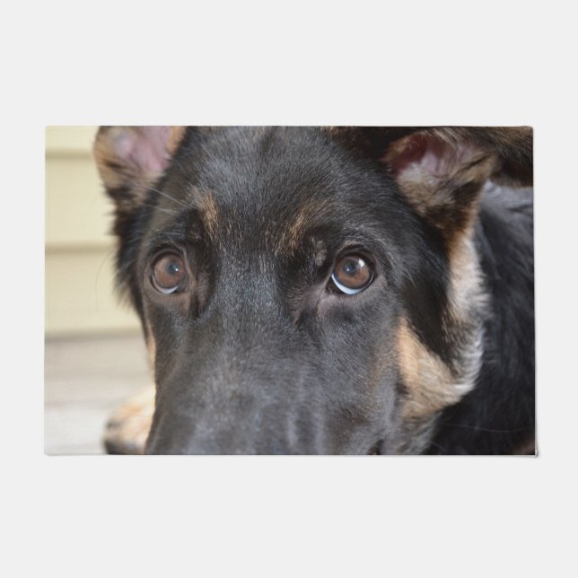 Felpudo Pastor alemán por Shirley Taylor (Anverso)