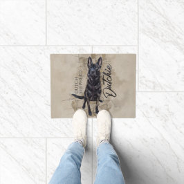 Felpudo Pastor holandés - Ilustracion holandés