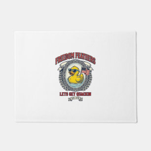 Felpudo Pato de la Libertad Humor Patriótico Vintage