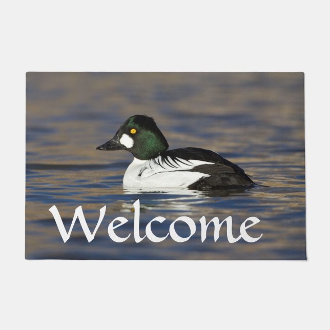 Felpudo Pato macho Goldeneye (Anverso)