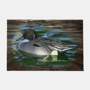 Felpudo Pato Mallard En El Lago