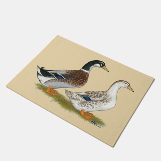 Felpudo Patos:  Appleyard de plata (Angular)