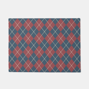 Felpudo Patriotic Argyle Doormat