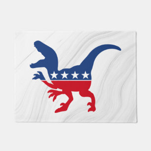 Felpudo Patriótico anti-política T-Rex