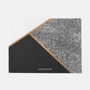 Felpudo Patrón abstracto geométrico