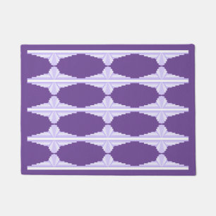 Felpudo Patrón Art Deco en Lilac
