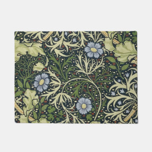Felpudo Patrón de algas marinas William Morris Arte de cos