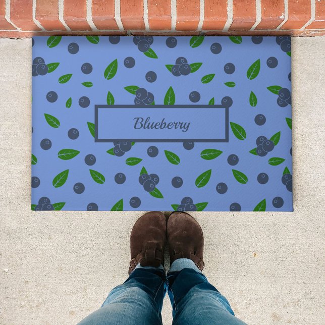 Felpudo Patrón de arándano Doormat (Blueberry pattern Doormat)