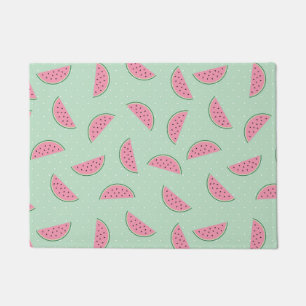 Felpudo Patrón de bandeja para pintura de frutas tropical