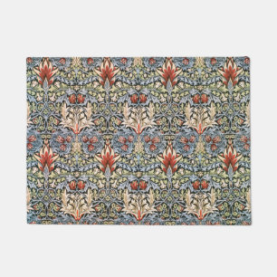 Felpudo Patrón de cabeza de serpiente (por William Morris)