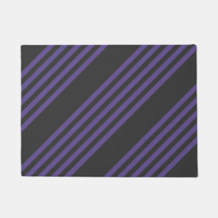 Felpudo Patrón de cinco bandas ultravioleta y carbonífero