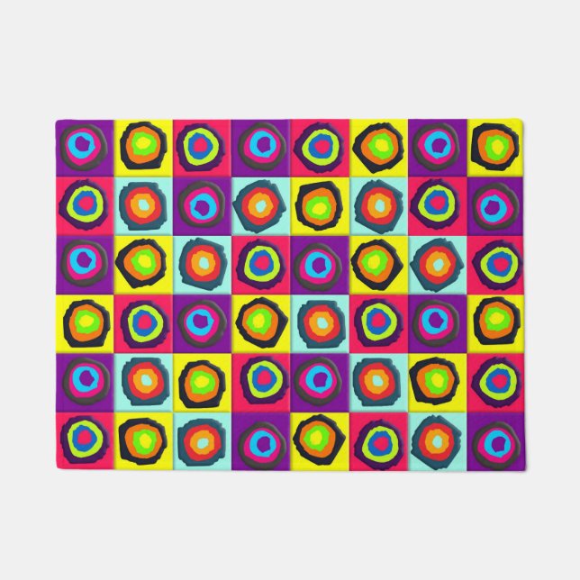 Felpudo patrón de círculos (Anverso)