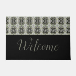 Felpudo Patrón de clase negra