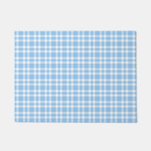 Patrón de Cuadro Escocés Azul Blanco