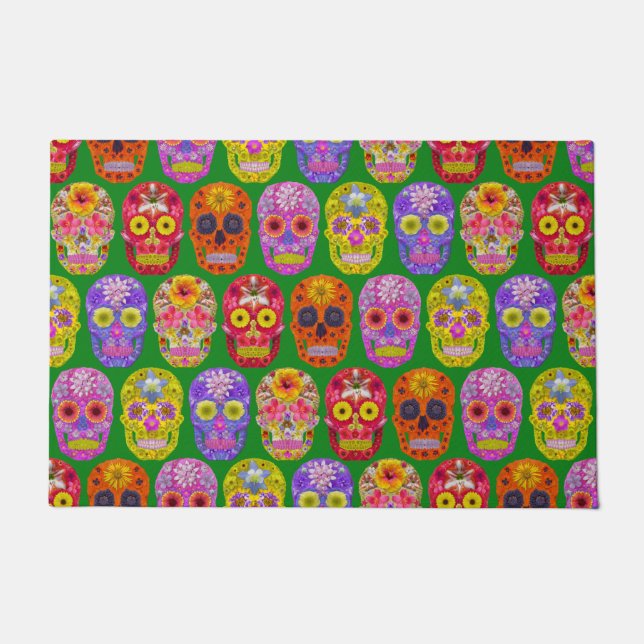 Felpudo Patrón de descompresión de flores 2018 (Anverso)