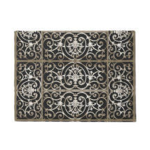 Patrón de desplazamiento de sepia y negro