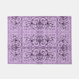 Felpudo Patrón de desplazamiento Lilac