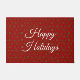 Felpudo Patrón de encaje de navidades