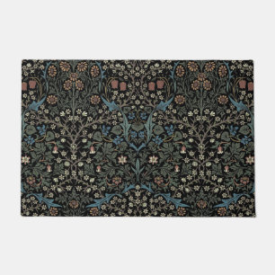 Felpudo Patrón de espinas negras de William Morris