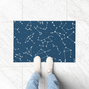 Felpudo Patrón de estrellas de constelación
