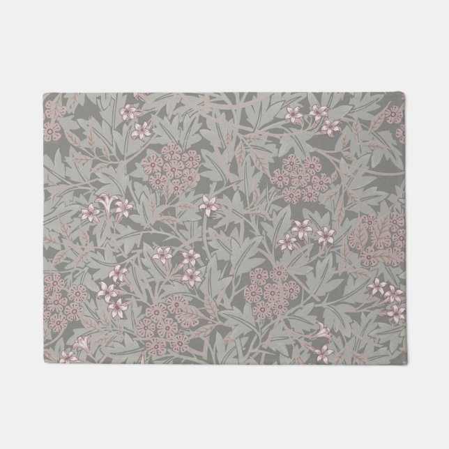 Felpudo Patrón de Flor de Jazmín de William Morris (Anverso)