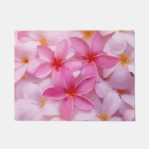 Patrón de flor de Plumeria Rosa