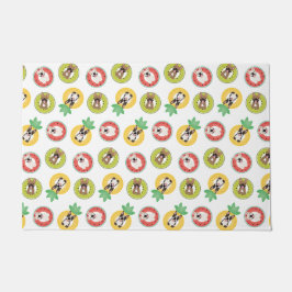 Felpudo Patrón de flotación de Bulldoges franceses en pisc