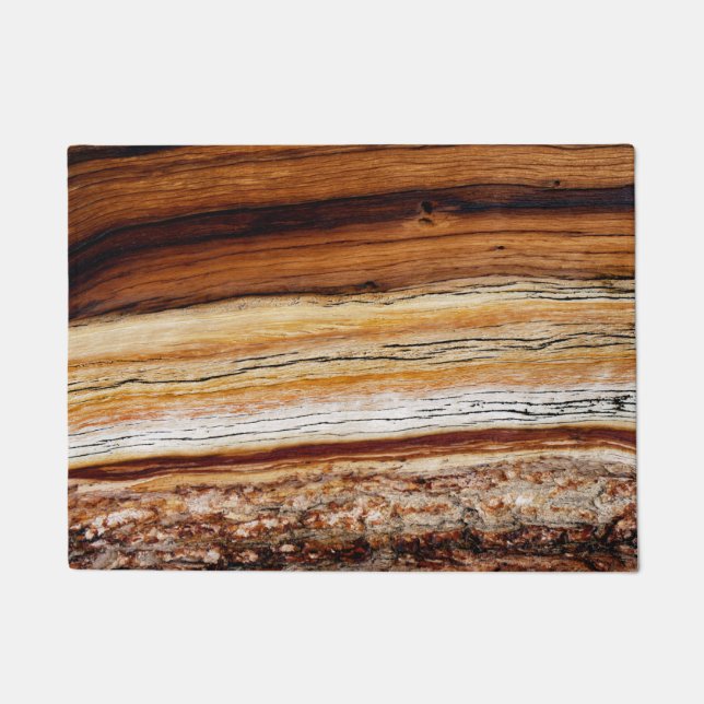 Felpudo Patrón de grano de madera (Anverso)