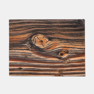 Felpudo Patrón de grano de madera
