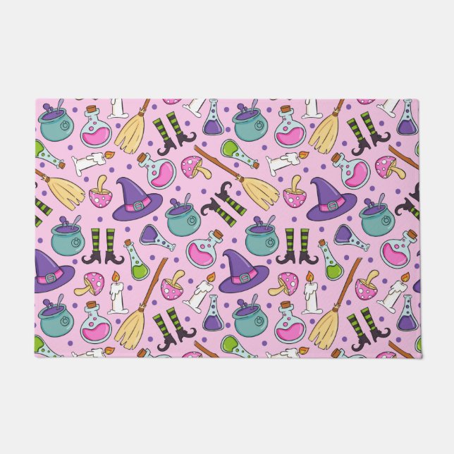 Felpudo Patrón de Halloween (Anverso)