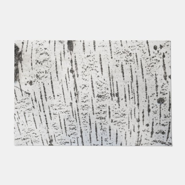 Felpudo Patrón de la corteza de Birch (Anverso)