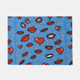 Felpudo Patrón de leves divertidos y audaces