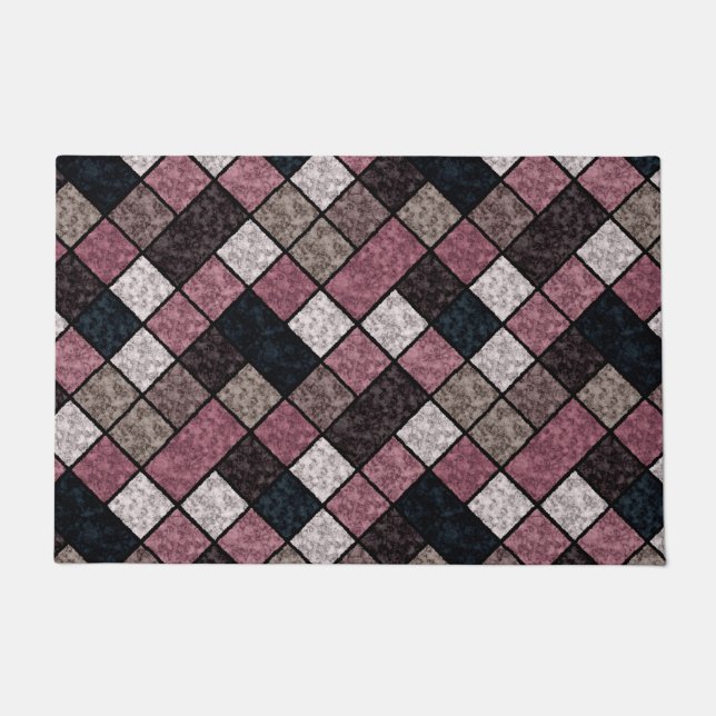 Felpudo Patrón de piedra de granito de mármol sin soldadur (Anverso)