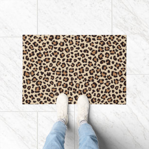 Felpudo Patrón de Piel de Leopardo