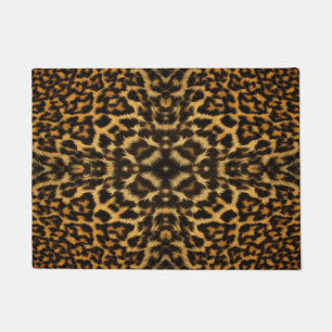 Felpudo Patrón de piel de leopardo