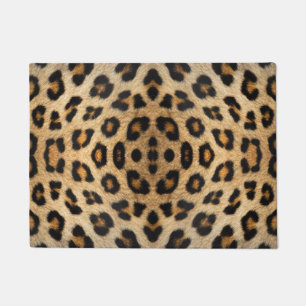 Felpudo Patrón de piel de leopardo