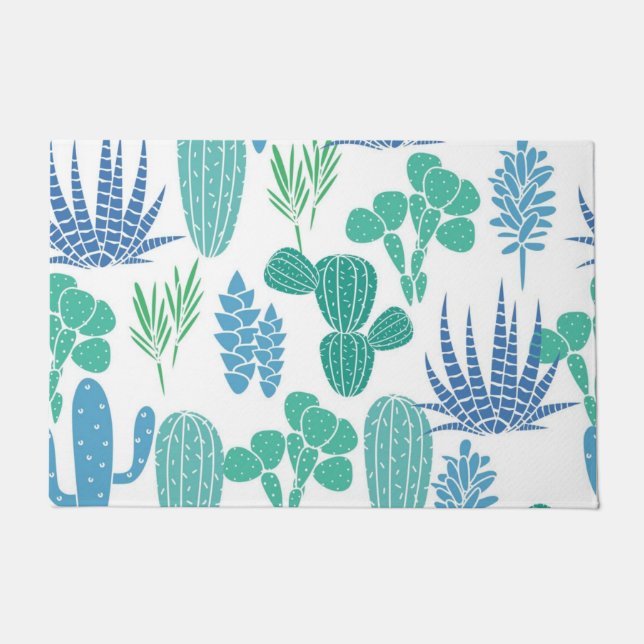 Felpudo Patrón de planta (Anverso)