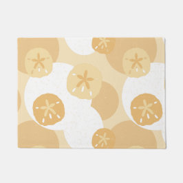 Felpudo Patrón de resumen del dólar de arena viva costera