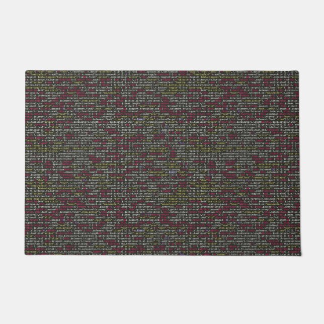 Felpudo Patrón de terminal del desarrollador (Anverso)