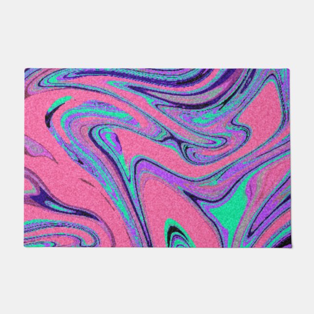 Felpudo Patrón de textura de mármol (Anverso)