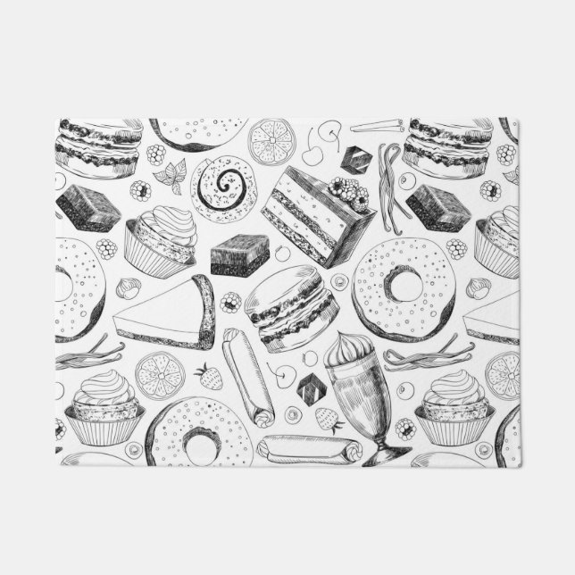 Felpudo Patrón delicioso (Anverso)