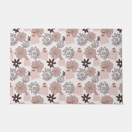 Felpudo Patrón fantasma rosa