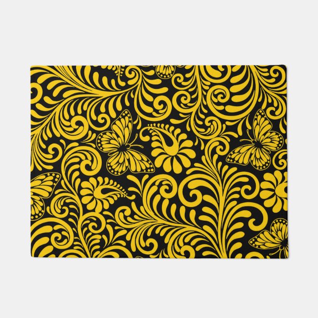 FELPUDO PATRÓN FLORAL (Anverso)
