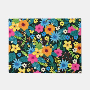 Felpudo Patrón floral de vibrante Ditsy-43785
