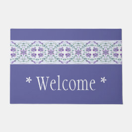 Felpudo Patrón floral detallado