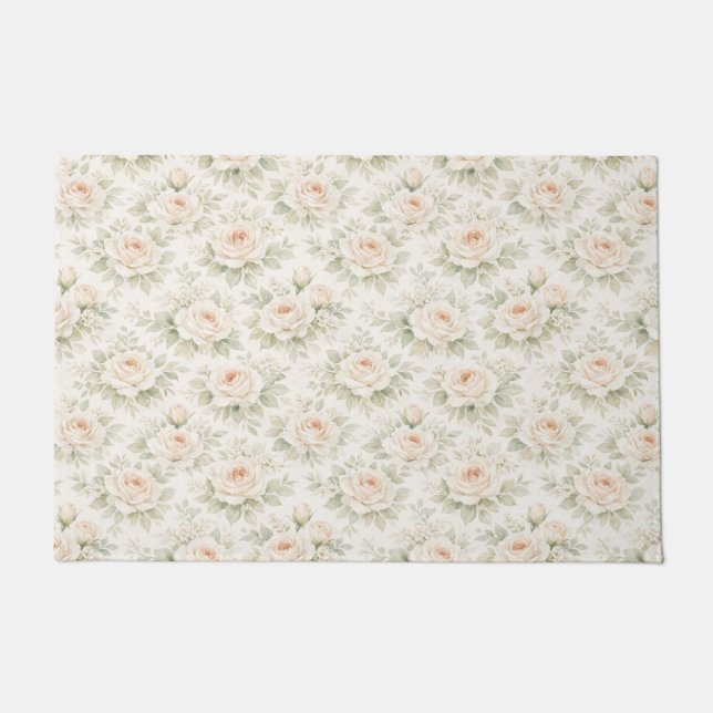 Felpudo Patrón floral nupcial (Anverso)